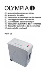 Olympia PS 58 CC Operating Manual
