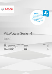 Bosch VitaPower MMB6174SG/01 User Manual
