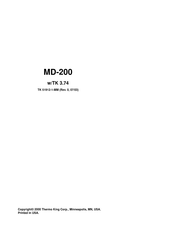 Thermo King MD-200 Manual