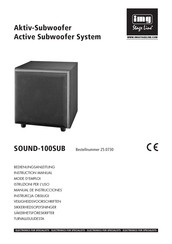 IMG STAGELINE SOUND-100SUB Instruction Manual