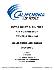California Air Tools 20060DCC Owner's Manual