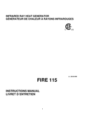 BIEMMEDUE FIRE 115 Instruction Manual