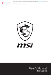 MSI GL63 8SE-056IT User Manual