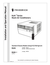 Friedrich KCL28 Installation And Operation Manual