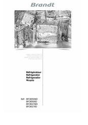Brandt BFC8027XD Instruction Manual