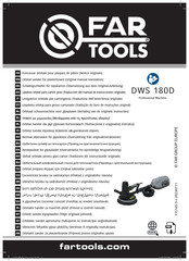 Far Tools DWS 180D Original Manual Translation