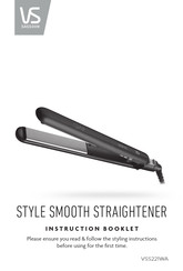 VS Sassoon VSS221WA Instruction Booklet