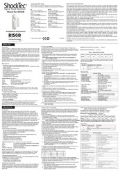 Risco ShockTec 601SM Installation Instructions