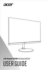 Acer XV342CK User Manual