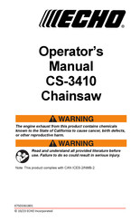 Echo CS-3410 Operator's Manual