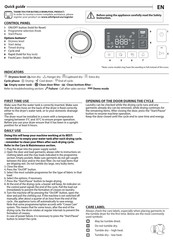 Whirlpool FFT M11 82 EE Quick Manual