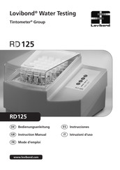 Tintometer Lovibond RD125 Instruction Manual