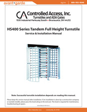 Controlled Access HS400 Series Service & Installation Manual