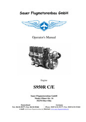 Sauer S950R C/E Operator's Manual