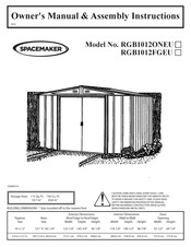 SPACEMAKER RGB1012ONEU Owner's Manual & Assembly Instructions