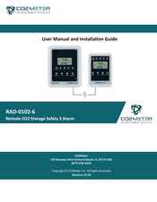 CO2 Meter RAD-0102-6 User Manual And Installation Manual