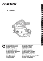 HIKOKI C1806DB Handling Instructions Manual