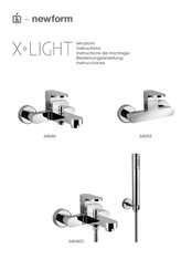 Newform X-LIGHT 64055 Instructions Manual
