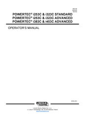 Lincoln Electric POWERTEC i453C ADVANCED Operator's Manual
