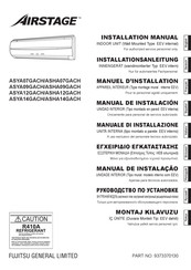 Fujitsu Airstage ASYA14GACH Installation Manual