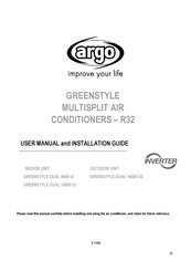 Argo GREENSTYLE DUAL 14000 UE User Manual