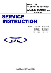 Fujitsu asyg09leca Service Instruction