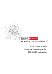 HIKVISION TBK-NVR2104 Quick Start Manual