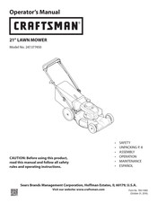 Craftsman 247.377450 Operator's Manual