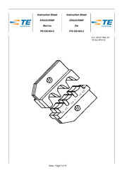TE Connectivity ERGOCRIMP 539 664-2 Instruction Sheet