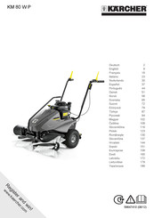 Kärcher KM 80 W P Operation Manual