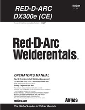 Lincoln Electric Airgas RED-D-ARC DX300e Operator's Manual