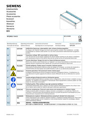 Siemens 8PQ9802-7AA53 Operating Instructions Manual