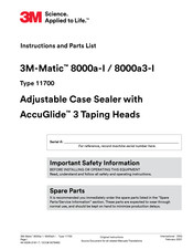 3M Matic 8000a3-I Instructions And Parts List