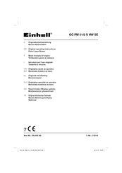 EINHELL GC-PM 51/2 S HW Original Operating Instructions