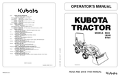 Kubota BX24 Operator's Manual