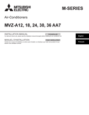 Mitsubishi Electric MVZ-A24AA7 Installation Manual