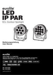 EuroLite LED IP PAR 7 User Manual