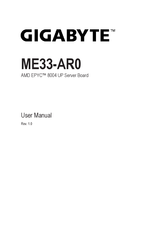 Gigabyte AMD EPYC ME33-AR0 User Manual