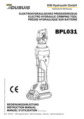 Stanley DUBUIS KW Hydraulik BPL031 Instruction Manual
