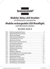 Brennenstuhl BLUMO 3000 A Operating Instructions Manual