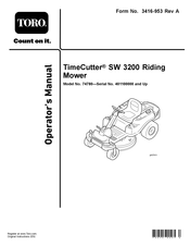 Toro TimeCutter 74780 Operator's Manual