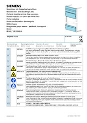 Siemens 8PQ9800-3AA80 Operating Instructions Manual