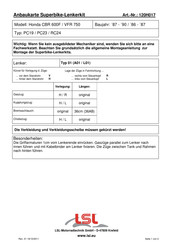 Lsl PC19 Fitting Instruction