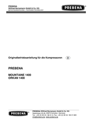 Prebena MOUNTAINE 1400 Manual