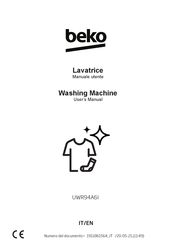 Beko UWR94A6I User Manual