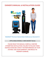 Home Plus MultiSoft Premium EMS-5810SXT Series Owner's Manual & Installation Manual