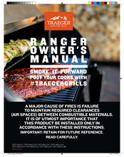 Traeger RANGER TFT18KLD Owner's Manual