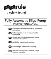 Xylem Rule 27SA Instruction Manual