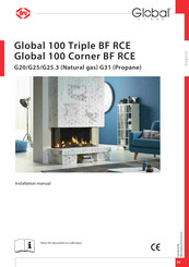 Global Fires 100 Corner BF RCE Installation Manual