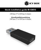 Icy Box IB-CB015 Quick Installation Manual